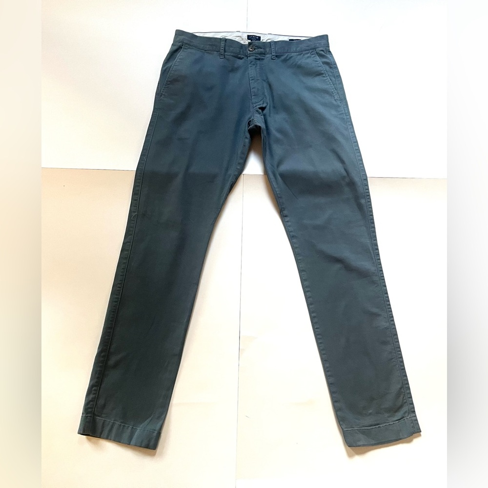 J.Crew Re-Imagined Chino Pants Men’s 31x32 Light Blue Gray Flex Cotton